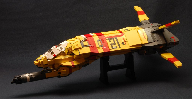 Illustration for article titled LEGO Homeworld Ships Are Works Of Art